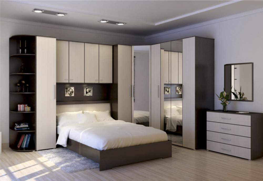 Модульная спальня Фантазия от «Мебель Сервис»