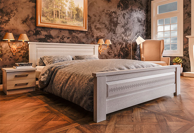 Двуспальные кровати в Киеве ✴️ купить двуспальную кровать недорого