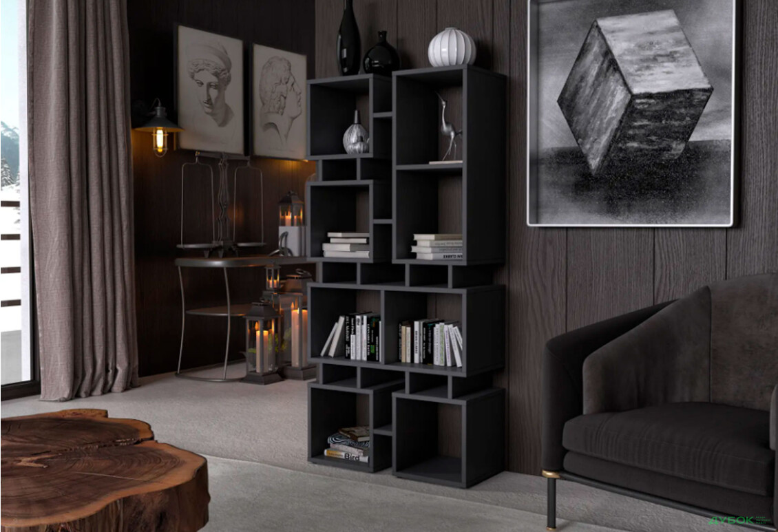 Изображение 2 - Стеллаж Moreli ST0018 68 см антрацит