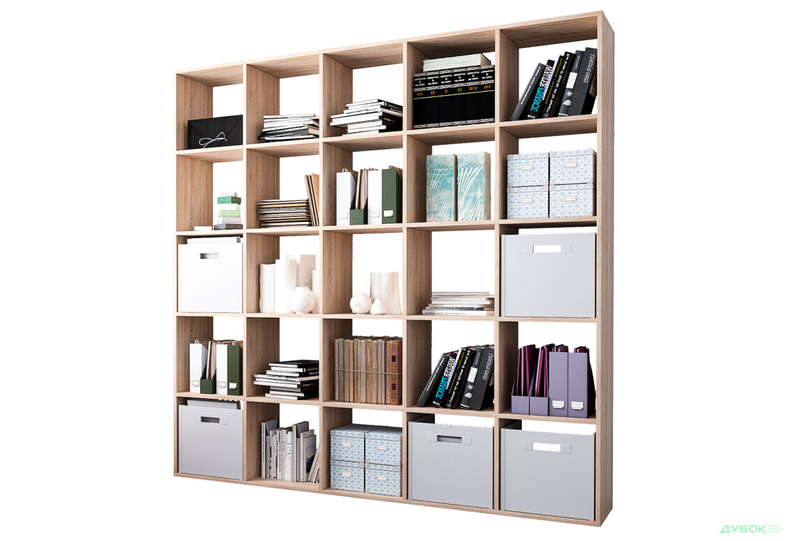 Стелаж на 25 комірок Moreli ST0016 178 см дуб сонома - Зображення 1 Зображення 1 - Стелаж на 25 комірок Moreli ST0016 178 см дуб сонома