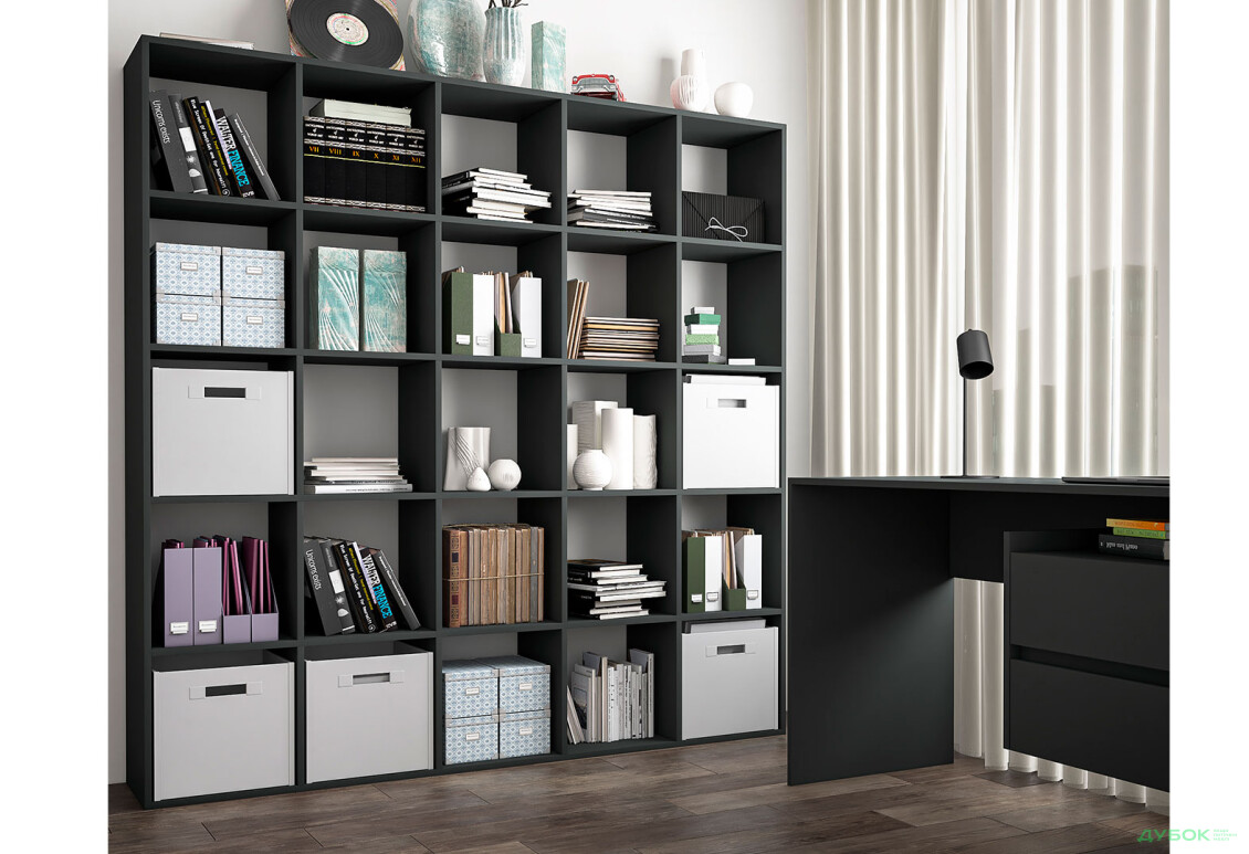 Изображение 2 - Стеллаж на 25 ячеек Moreli ST0016 178 см антрацит