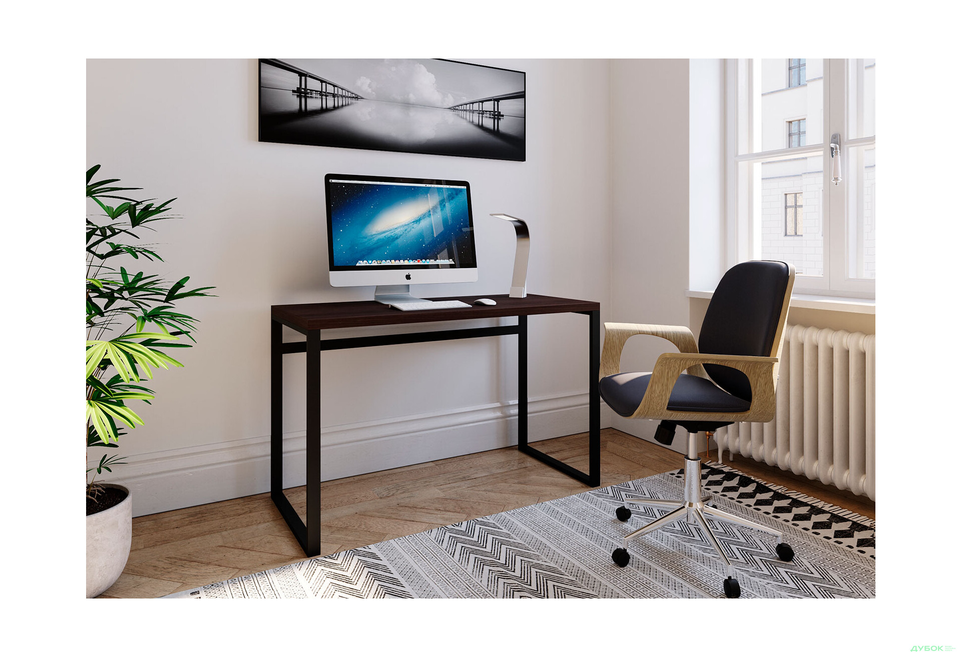 Зображення 2 - Стіл письмовий Moreli МХ0001 120x60 см венге магія