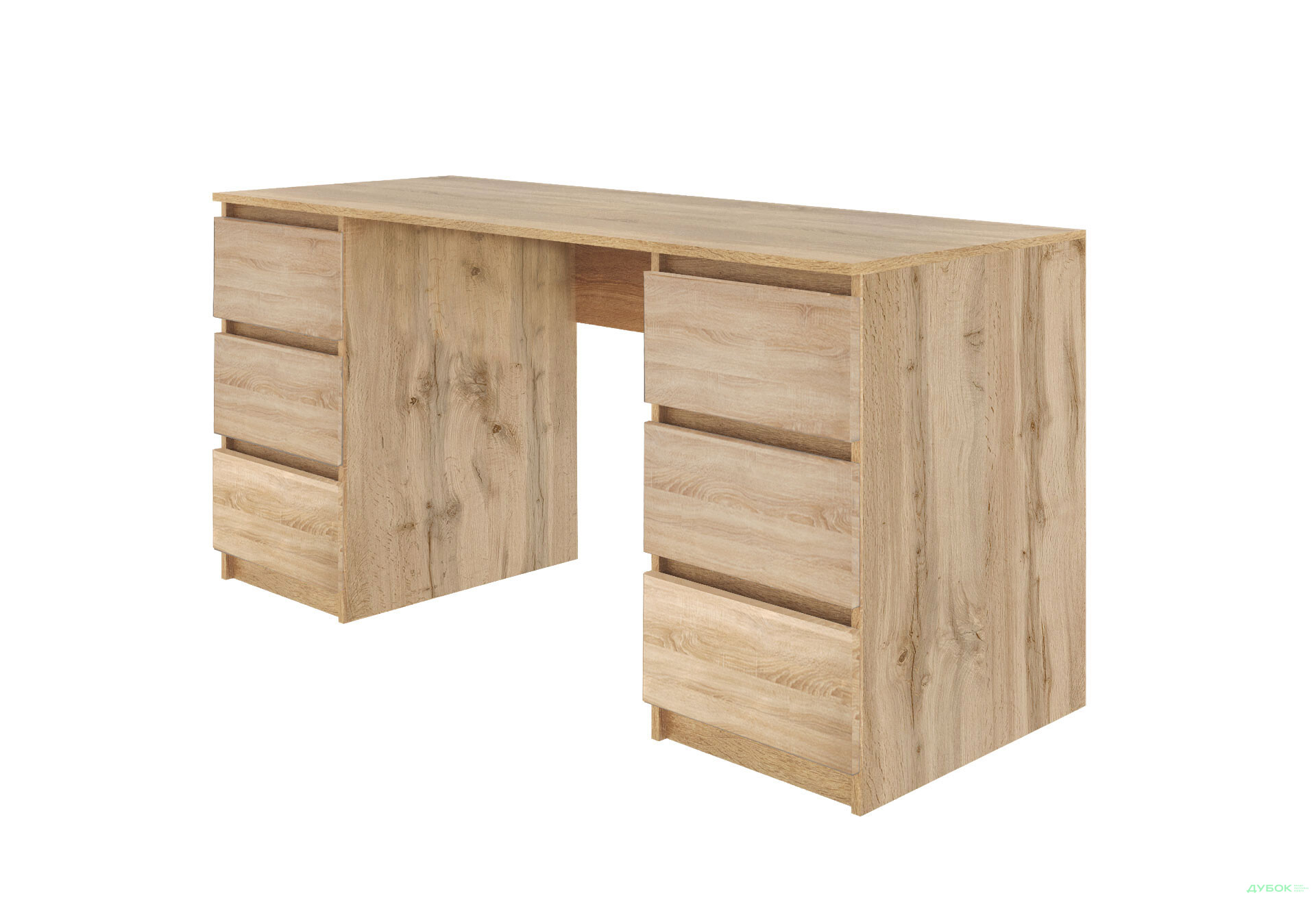 Зображення 1 - Стіл письмовий Moreli Т228 158x60 см з шухлядами, дуб аппалачі / дуб сонома