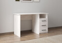 Фото 3 - Стіл письмовий Kredens furniture СК-3 115x55 см з шухлядами аляска сіра