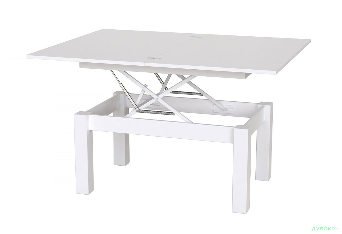 Изображение 7 - Стол-трансформер Art In Head Би-флай 120x90 см белый бриллиант