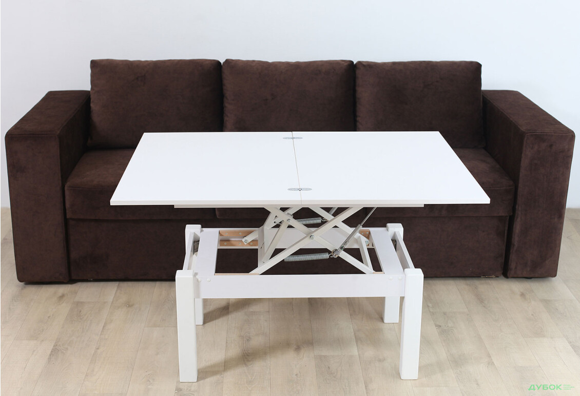 Изображение 11 - Стол-трансформер Art In Head Би-флай 120x90 см белый бриллиант