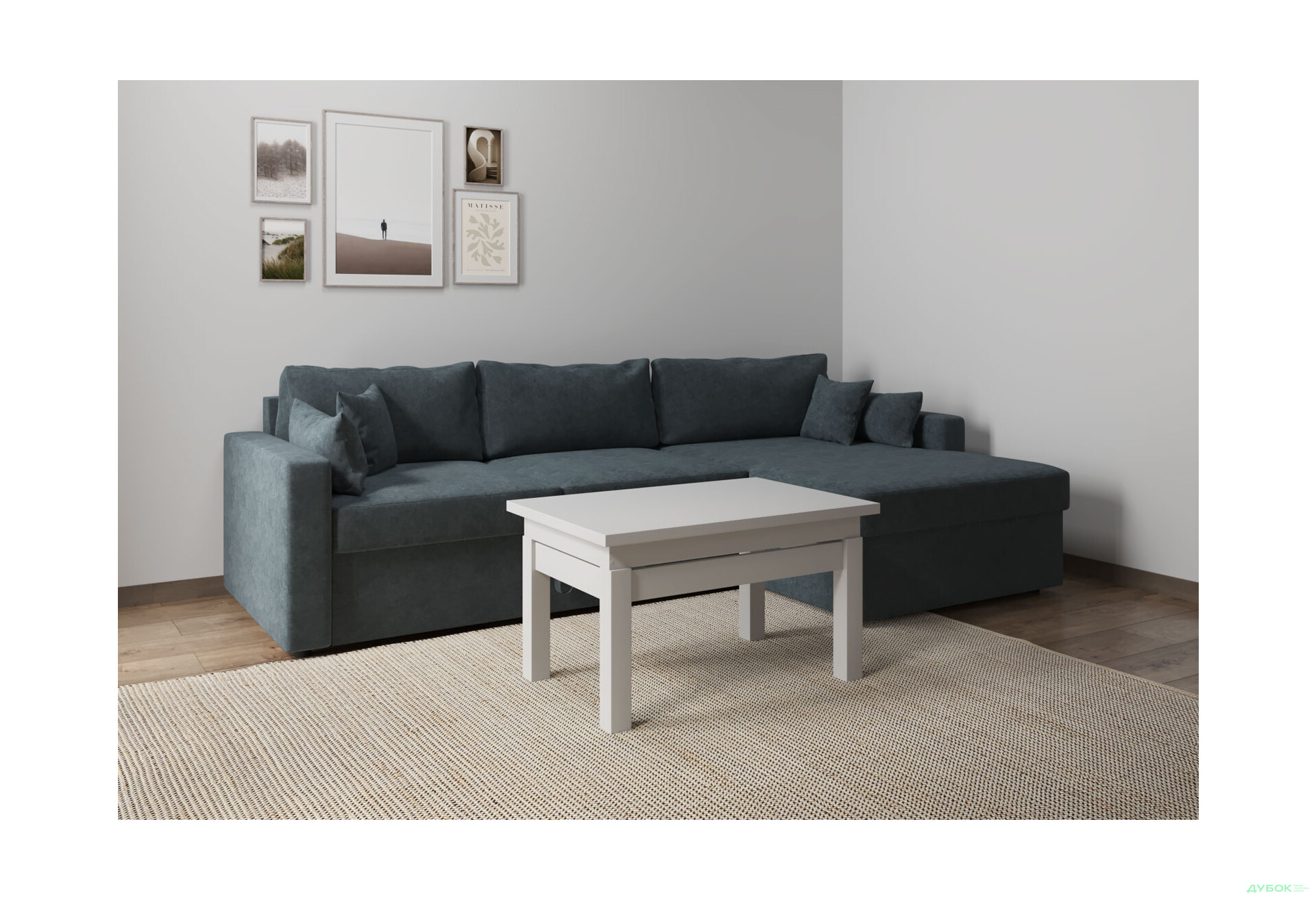 Изображение 2 - Стол-трансформер Art In Head Би-флай 120x90 см белый бриллиант