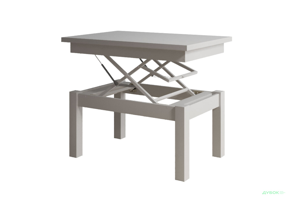 Изображение 3 - Стол-трансформер Art In Head Би-флай 120x90 см белый бриллиант