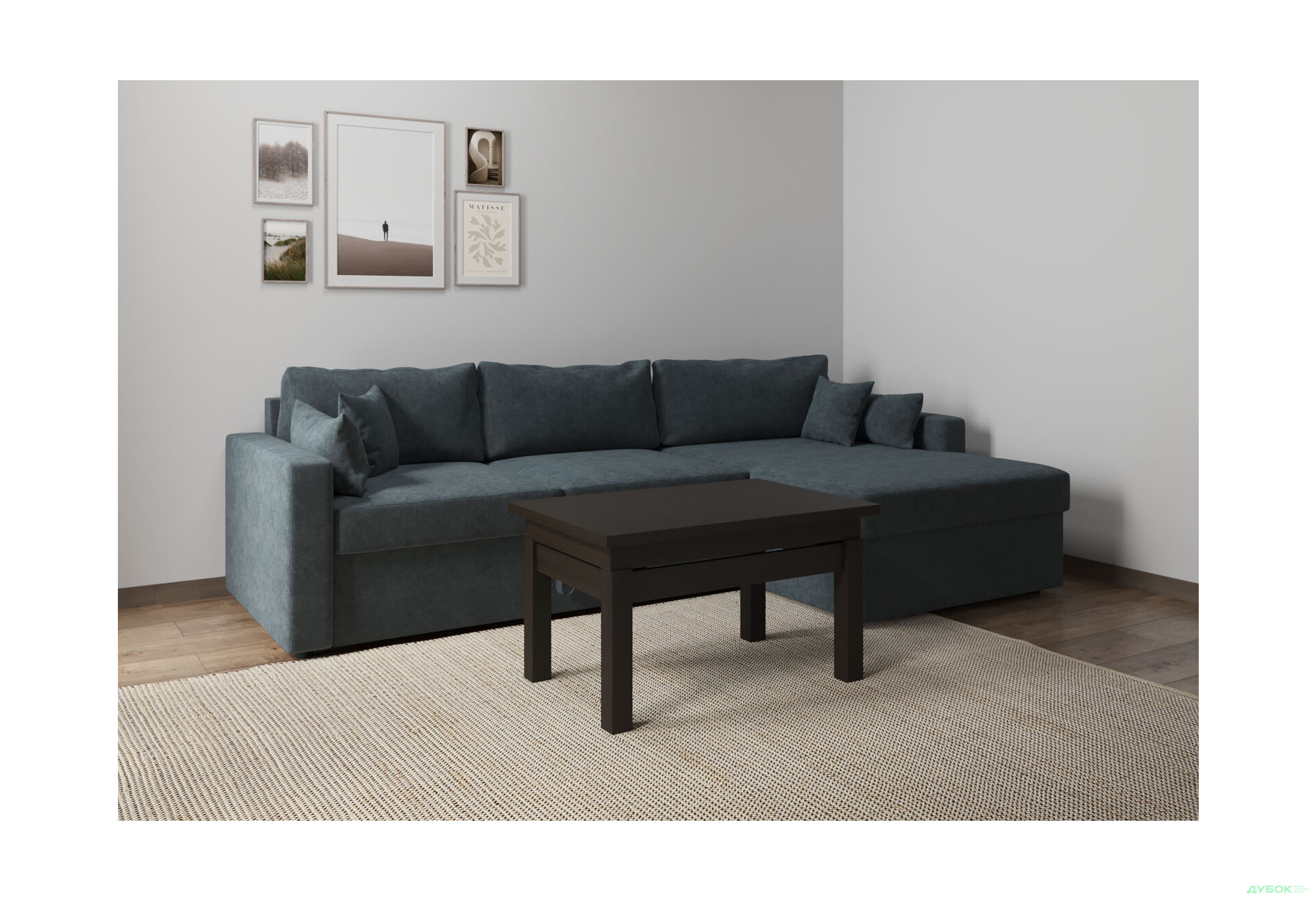 Изображение 2 - Стол-трансформер Art In Head Би-флай 120x90 см венге