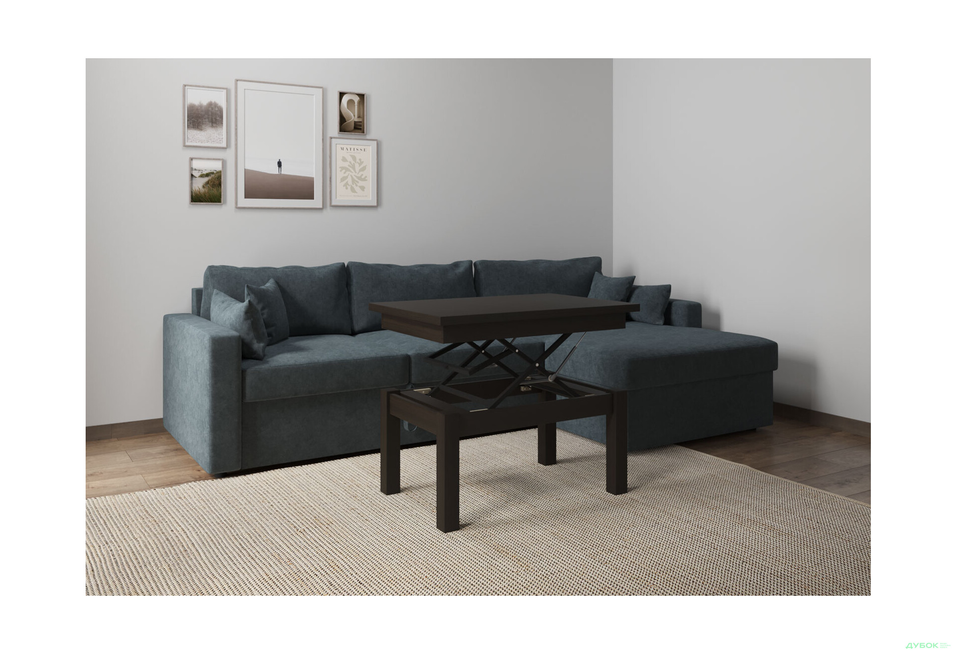 Изображение 5 - Стол-трансформер Art In Head Би-флай 120x90 см венге