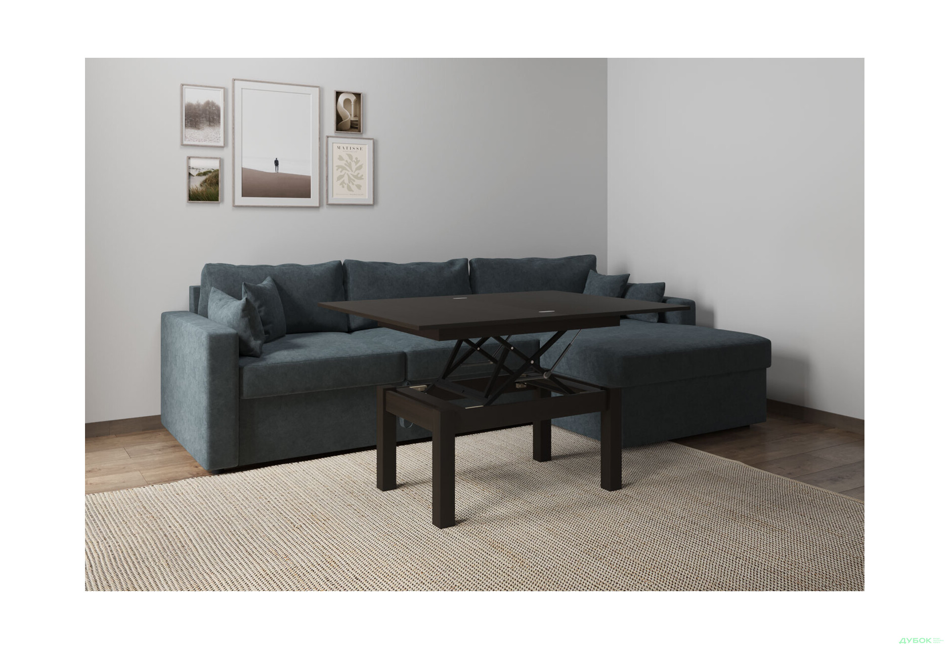 Изображение 6 - Стол-трансформер Art In Head Би-флай 120x90 см венге