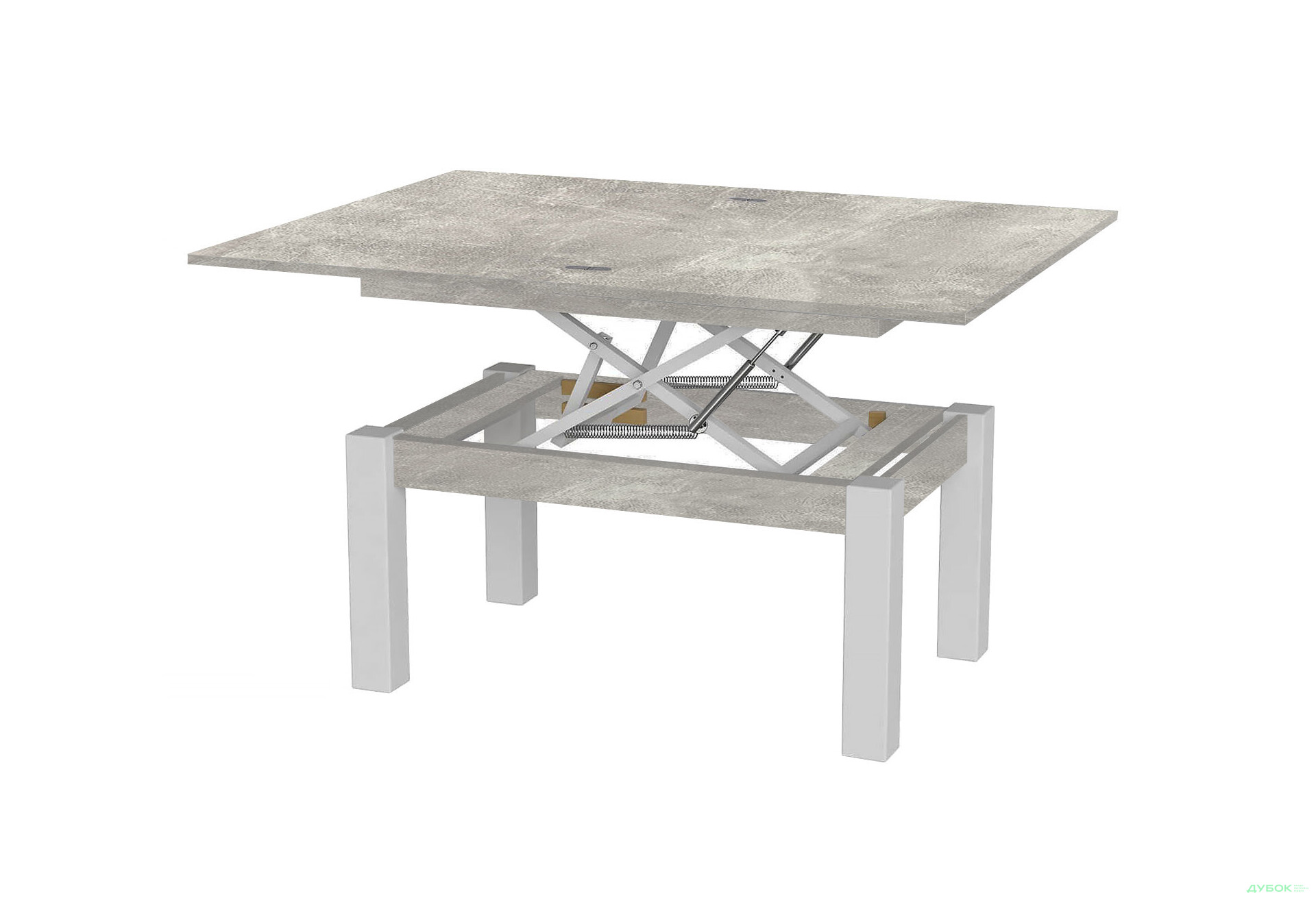 Изображение 1 - Стол-трансформер Art In Head Би-флай 120x90 см ателье светлый / белый