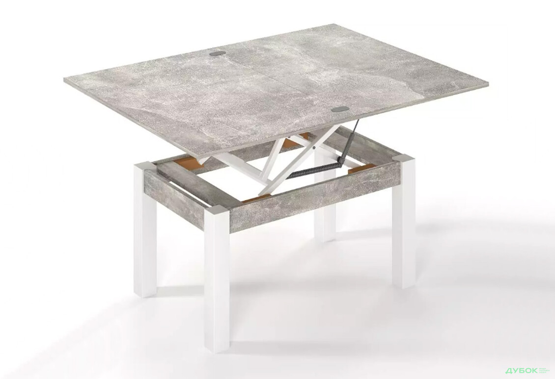 Изображение 5 - Стол-трансформер Art In Head Би-флай 120x90 см ателье светлый / белый