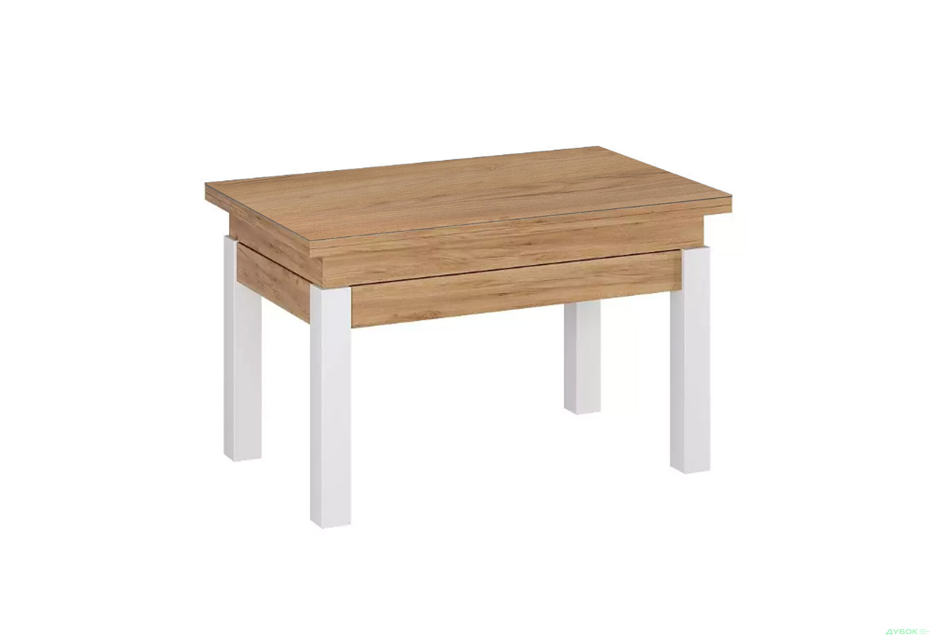 Изображение 3 - Стол-трансформер Art In Head Би-флай 120x90 см дуб крафт золотой / белый