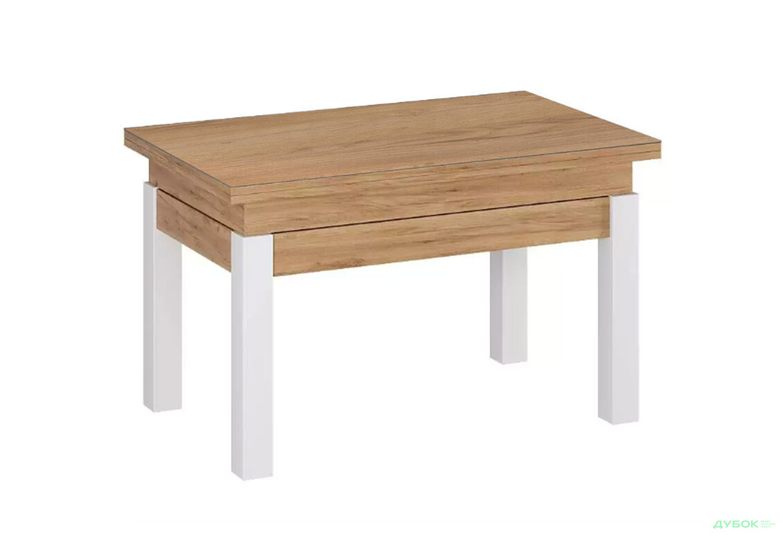 Изображение 3 - Стол-трансформер Art In Head Би-флай 120x90 см дуб крафт золотой / белый