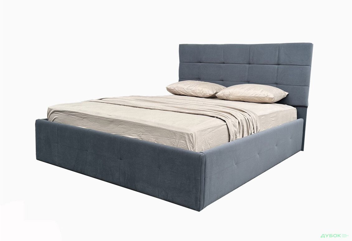 Ліжко-подіум MiroMark Bristol / Брістоль 160x200, антрацит велюр