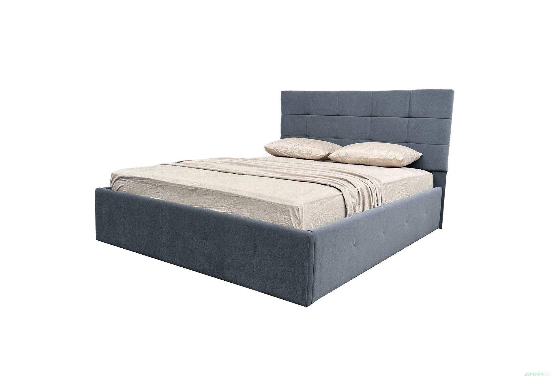 Зображення 4 - Ліжко-подіум MiroMark Bristol / Брістоль 160x200, антрацит велюр