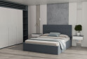 Зображення 2 - Ліжко-подіум MiroMark Bristol / Брістоль 160x200, антрацит велюр