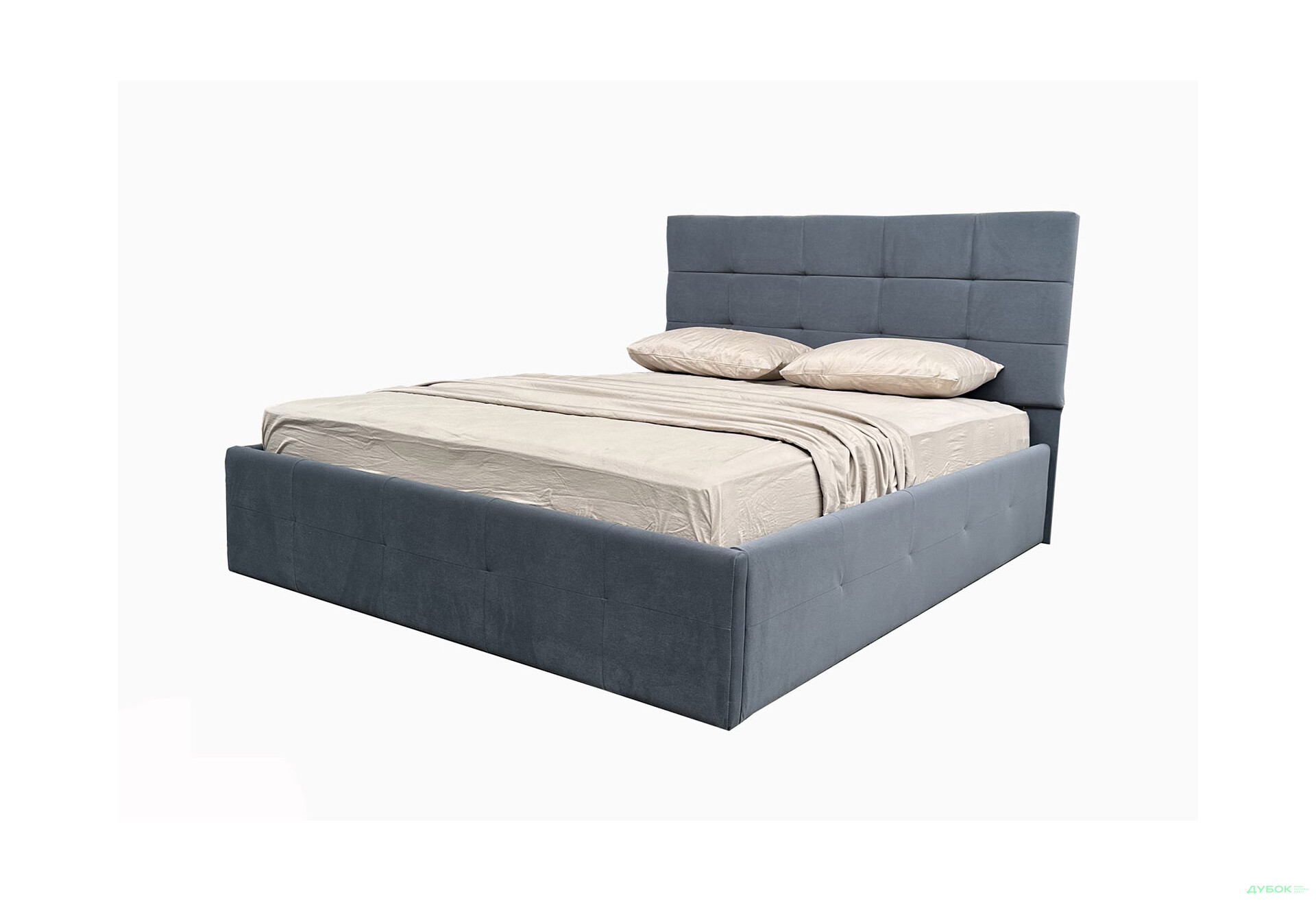 Зображення 7 - Ліжко-подіум MiroMark Bristol / Брістоль підйомне з каркасом 160x200, антрацит велюр