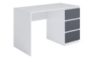 Фото 1 - Стол письменный Moreli Т224 120x60 см с ящиками справа, белый / антрацит