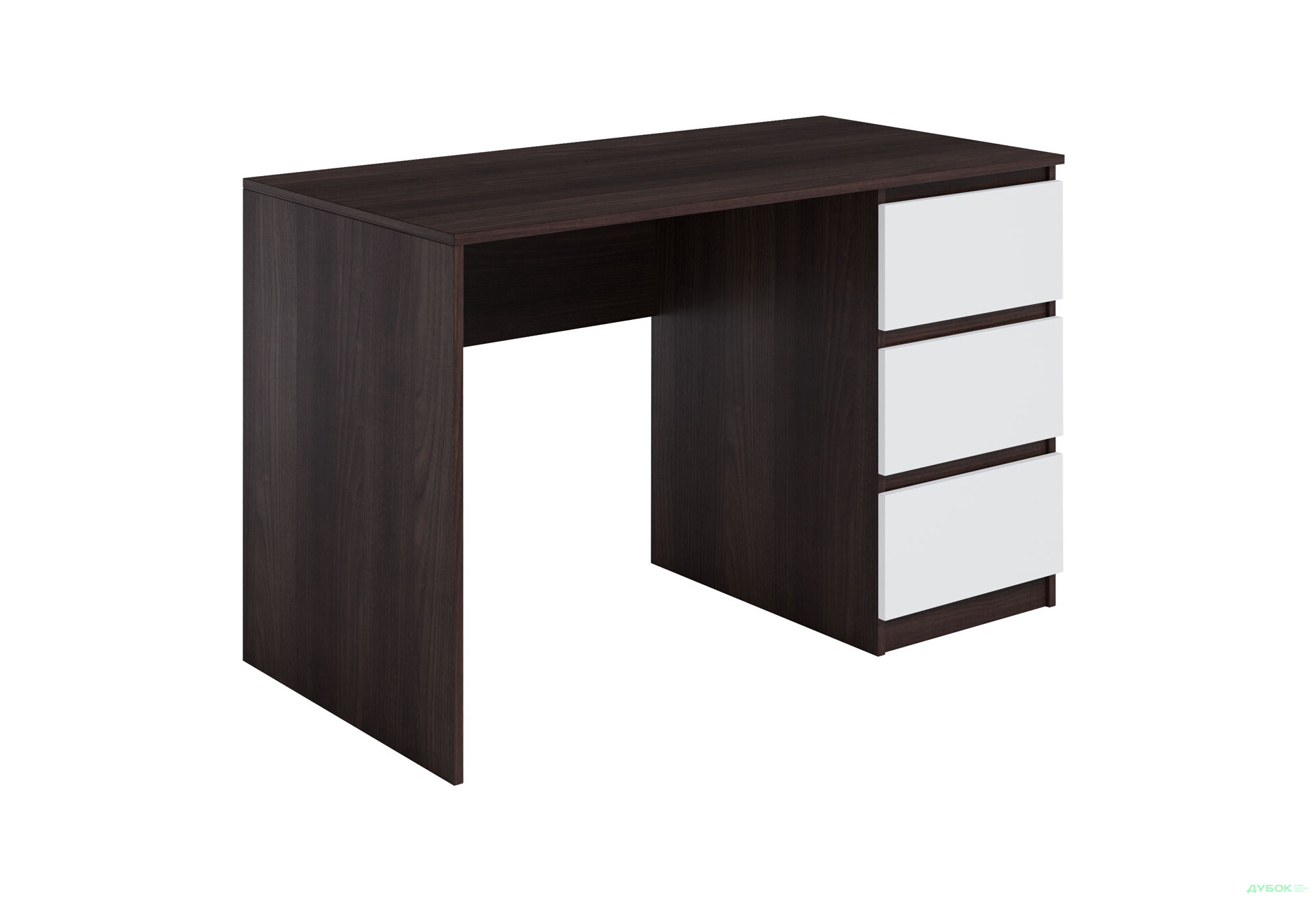 Изображение 1 - Стол письменный Moreli Т224 120x60 см с ящиками справа, венге магия / белый