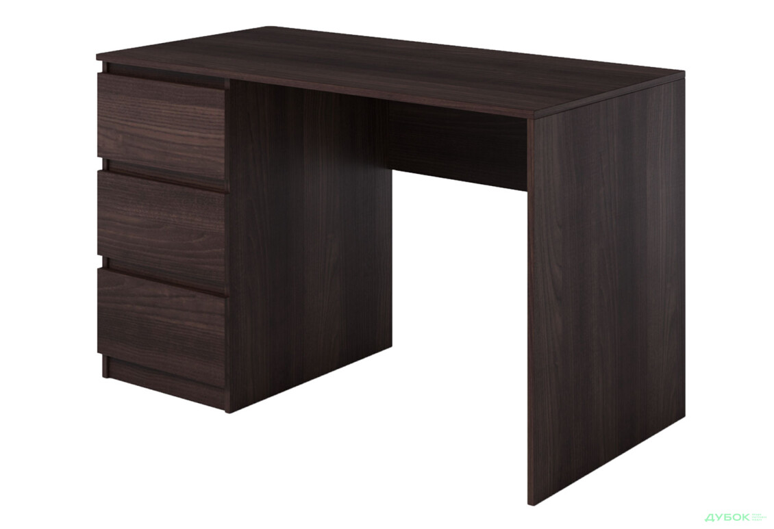 Стіл письмовий Moreli Т224 120x60 см з шухлядами зліва, венге магія - Зображення 1 Зображення 1 - Стіл письмовий Moreli Т224 120x60 см з шухлядами зліва, венге магія