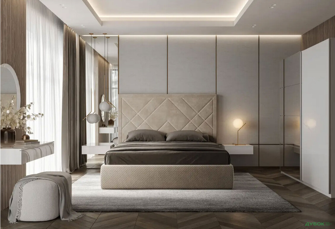 Изображение 3 - Кровать-подиум МироМарк Вива подъёмная с каркасом 180x200, серый велюр