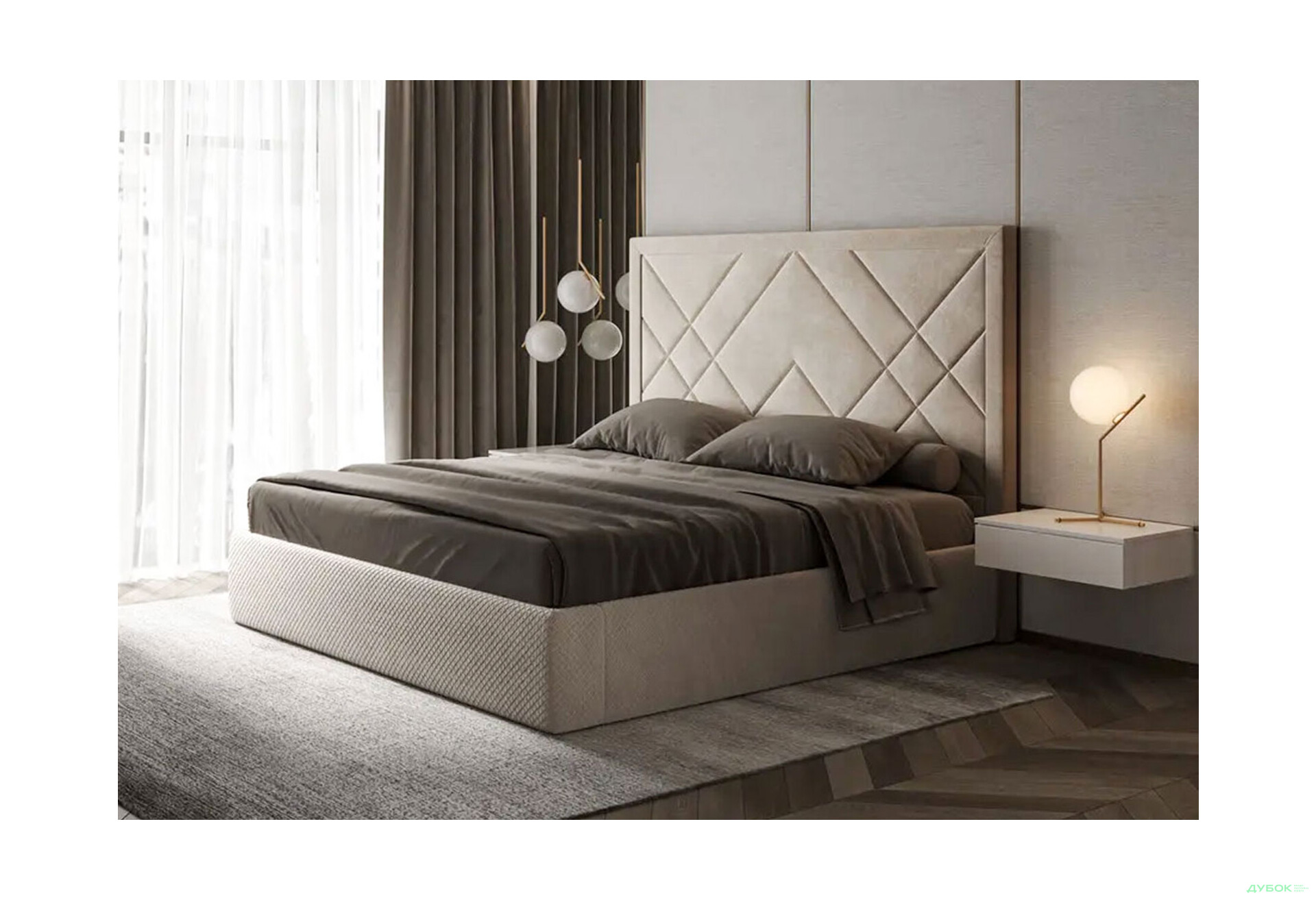 Изображение 6 - Кровать-подиум МироМарк Вива подъёмная с каркасом 180x200, серый велюр