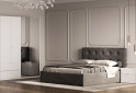 Зображення 2 - Ліжко-подіум MiroMark Катрін 180x200, сіре