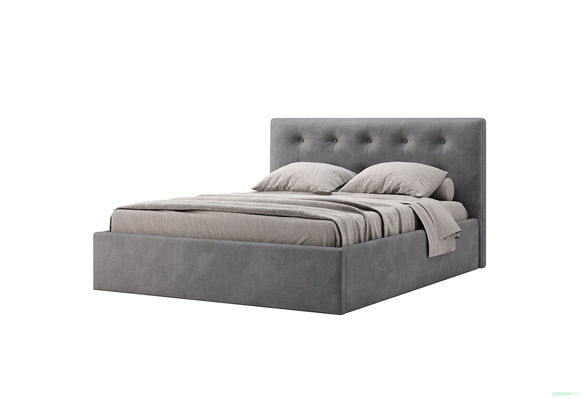 Зображення 1 - Ліжко-подіум MiroMark Катрін 180x200, сіре