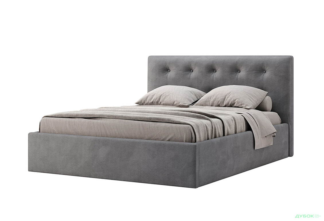 Ліжко-подіум MiroMark Катрін підйомне з каркасом 180x200, сіре