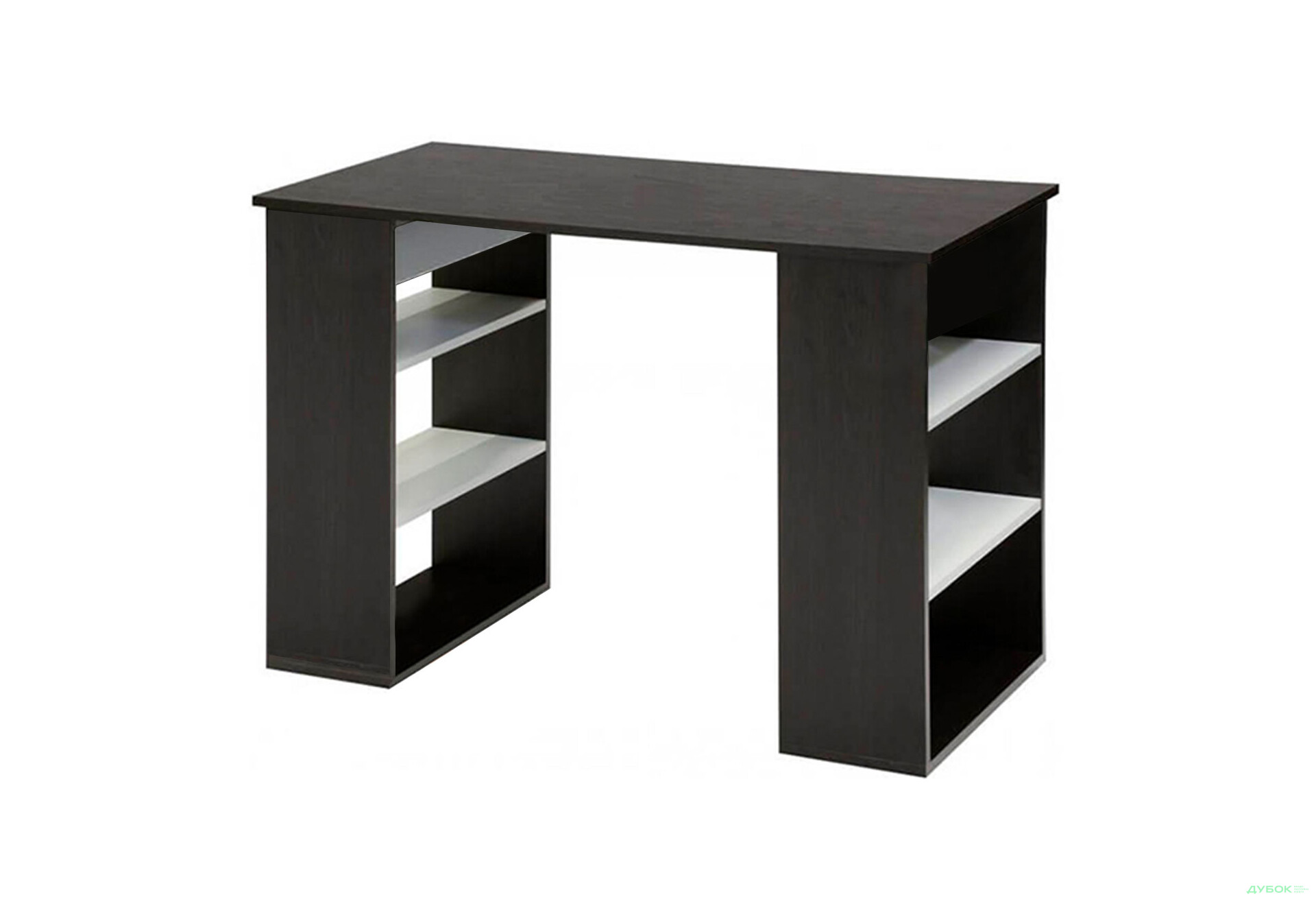 Изображение 1 - Стол компьютерный ВМВ Холдинг 110x55 см с полками дуб венге / белый