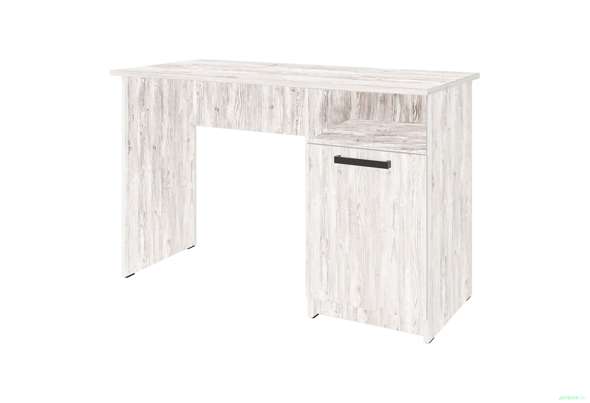 Изображение 1 - Стол письменный Креденс Фениче СК-1 115x55 см с тумбой аляска серая