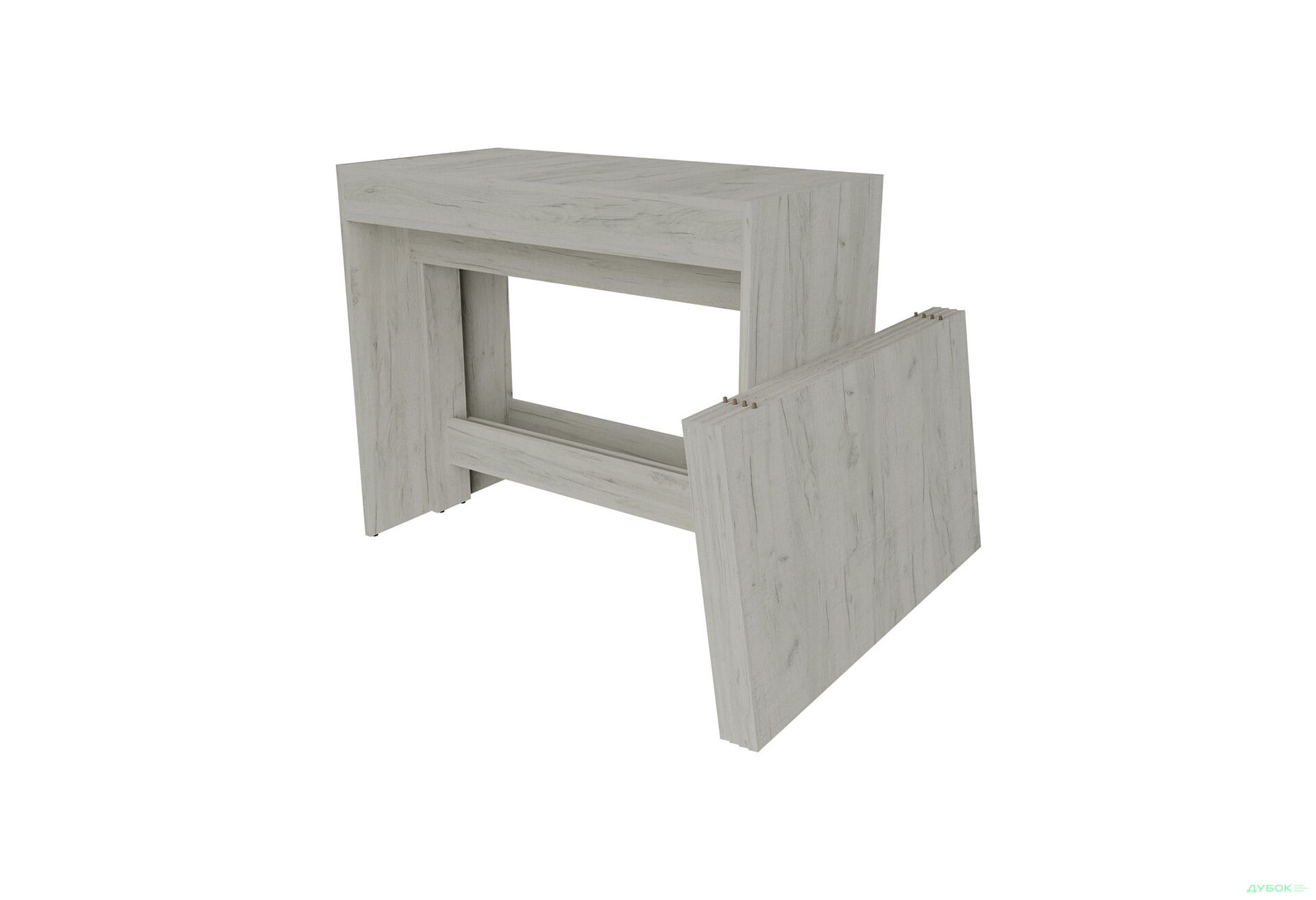 Изображение 1 - Cтол-трансформер Неман Питон Лайт 90x43 см дуб крафт белый