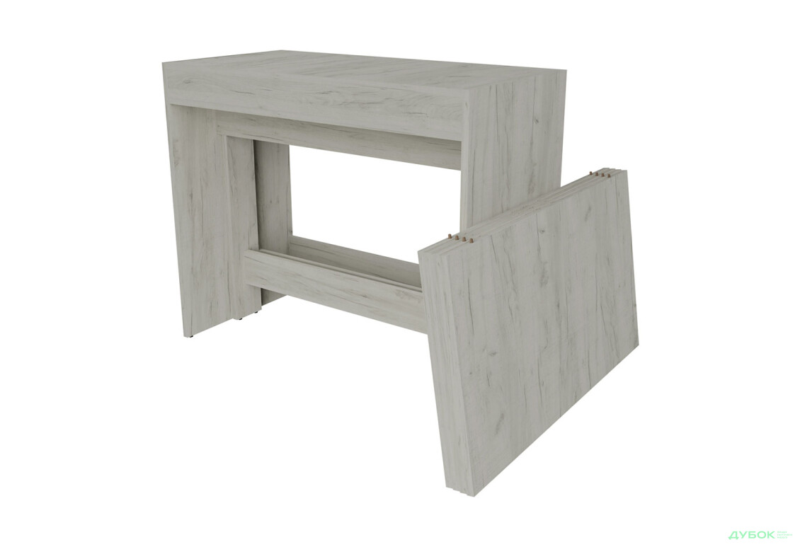 Cтол-трансформер Неман Питон Лайт 90x43 см дуб крафт белый