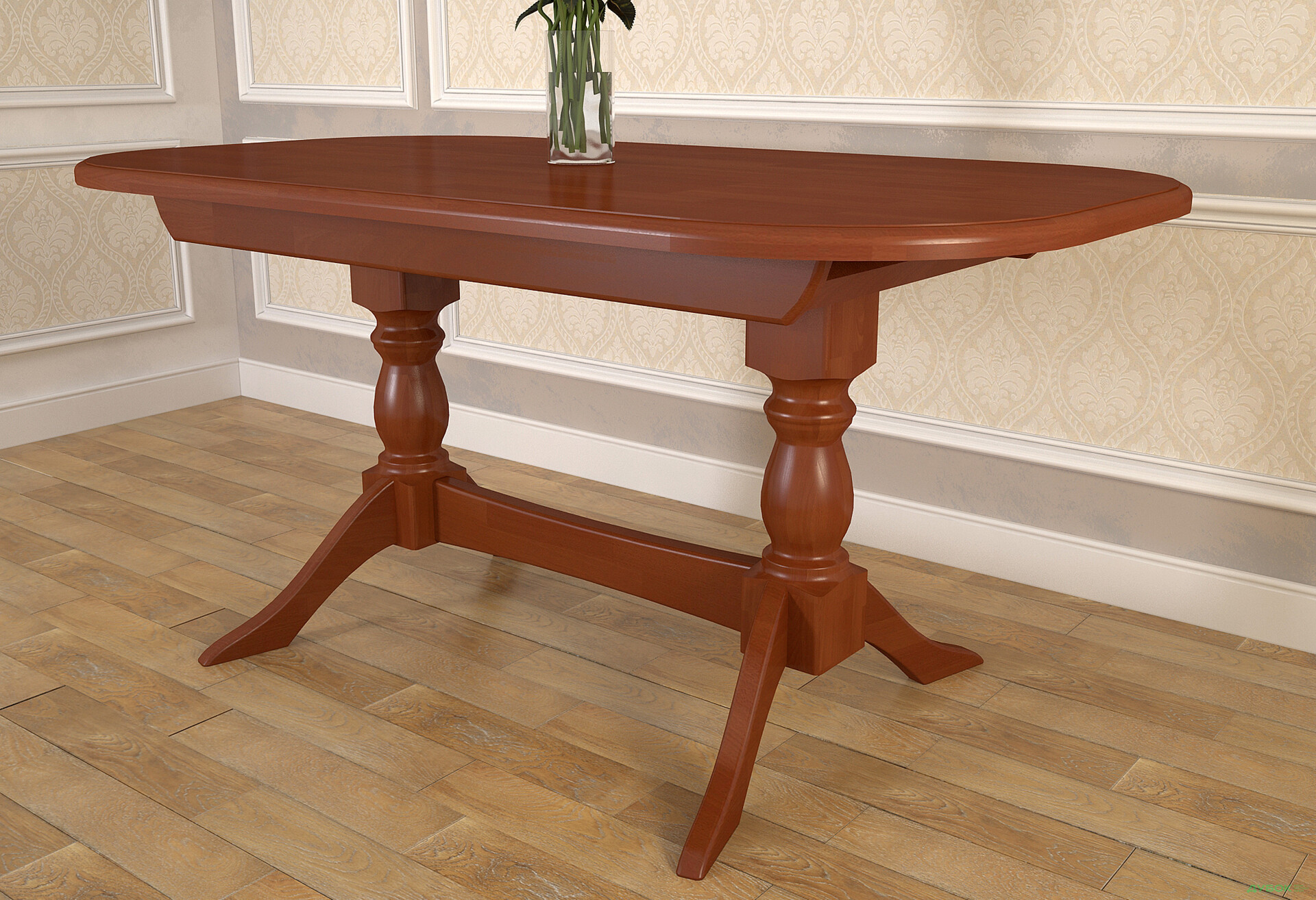 Стіл обідній Arbor Drev Престиж (1 вставка) 160x90 см розкладний, яблуня локарно - Зображення 2 Зображення 2 - Стіл обідній Arbor Drev Престиж (1 вставка) 160x90 см розкладний, яблуня локарно