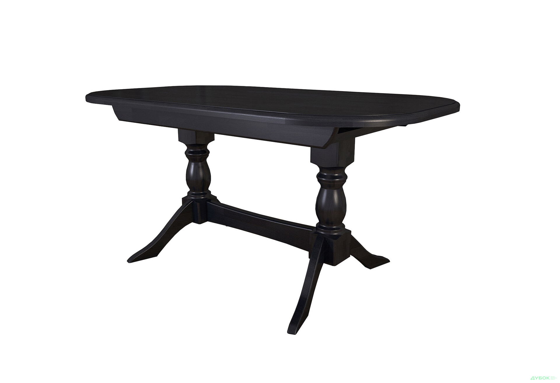 Зображення 1 - Стіл обідній Arbor Drev Престиж (2 вставки) 160x90 см розкладний, венге