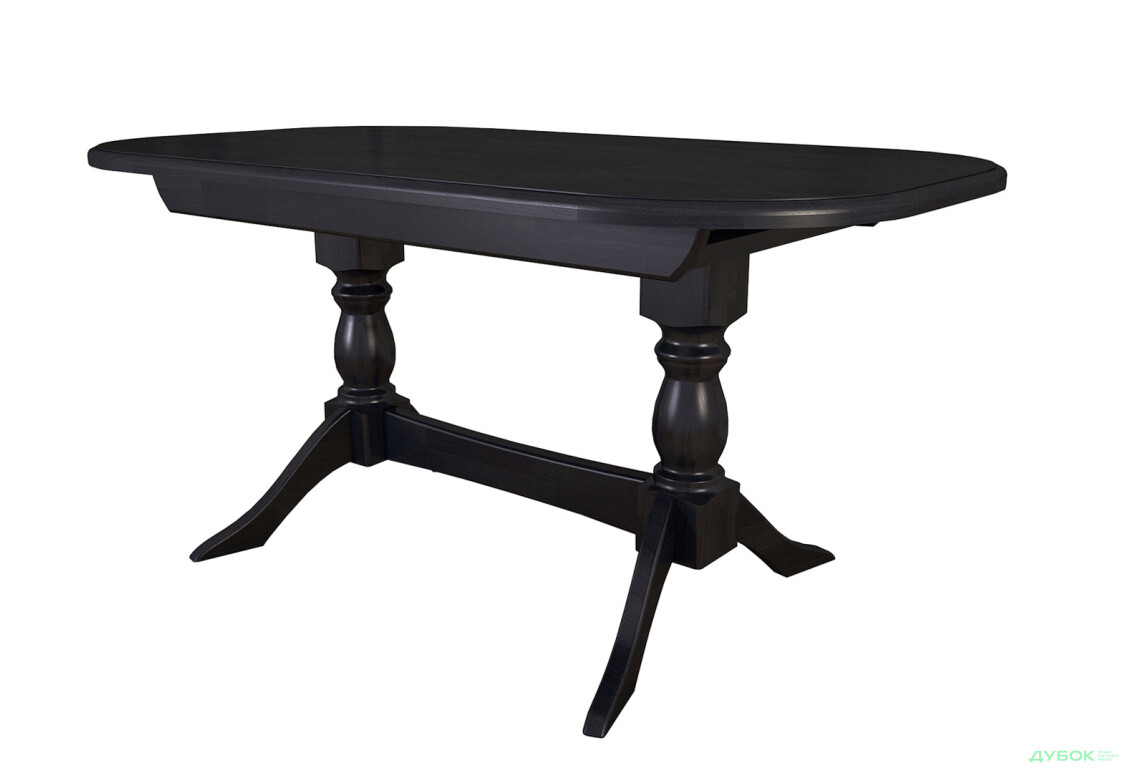 Стіл обідній Arbor Drev Престиж (2 вставки) 160x90 см розкладний, венге