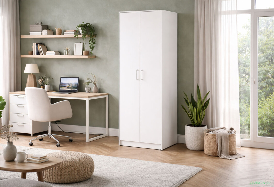 Изображение 2 - Шкаф Киевский стандарт КС 2-дверный 80 см нимфеа альба