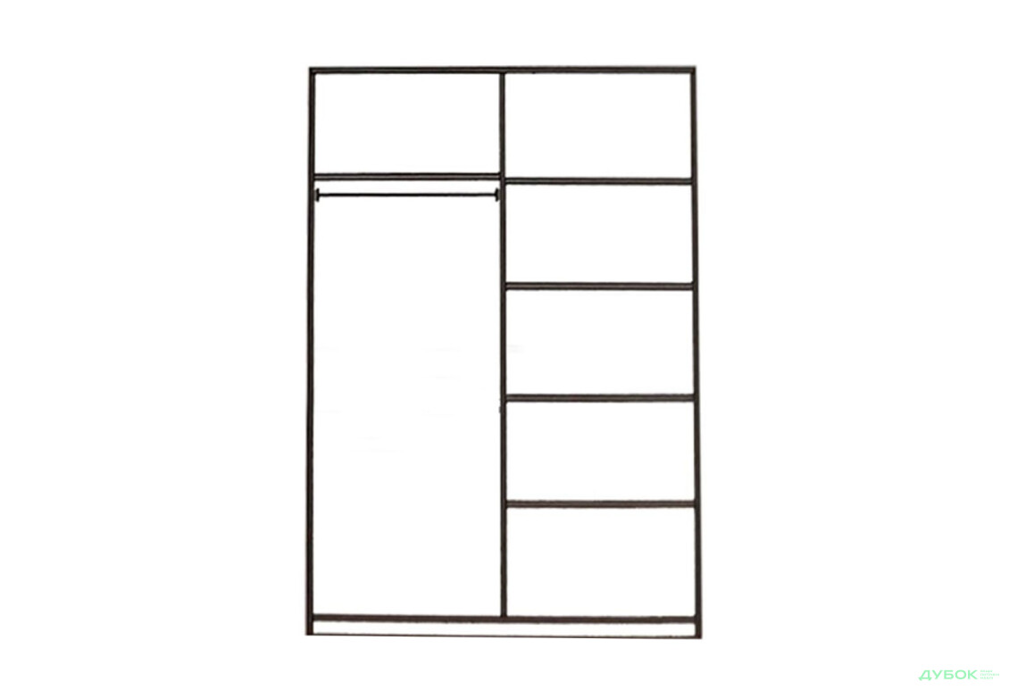 Изображение 3 - Шкаф Киевский стандарт КС 2-дверный 80 см бетон