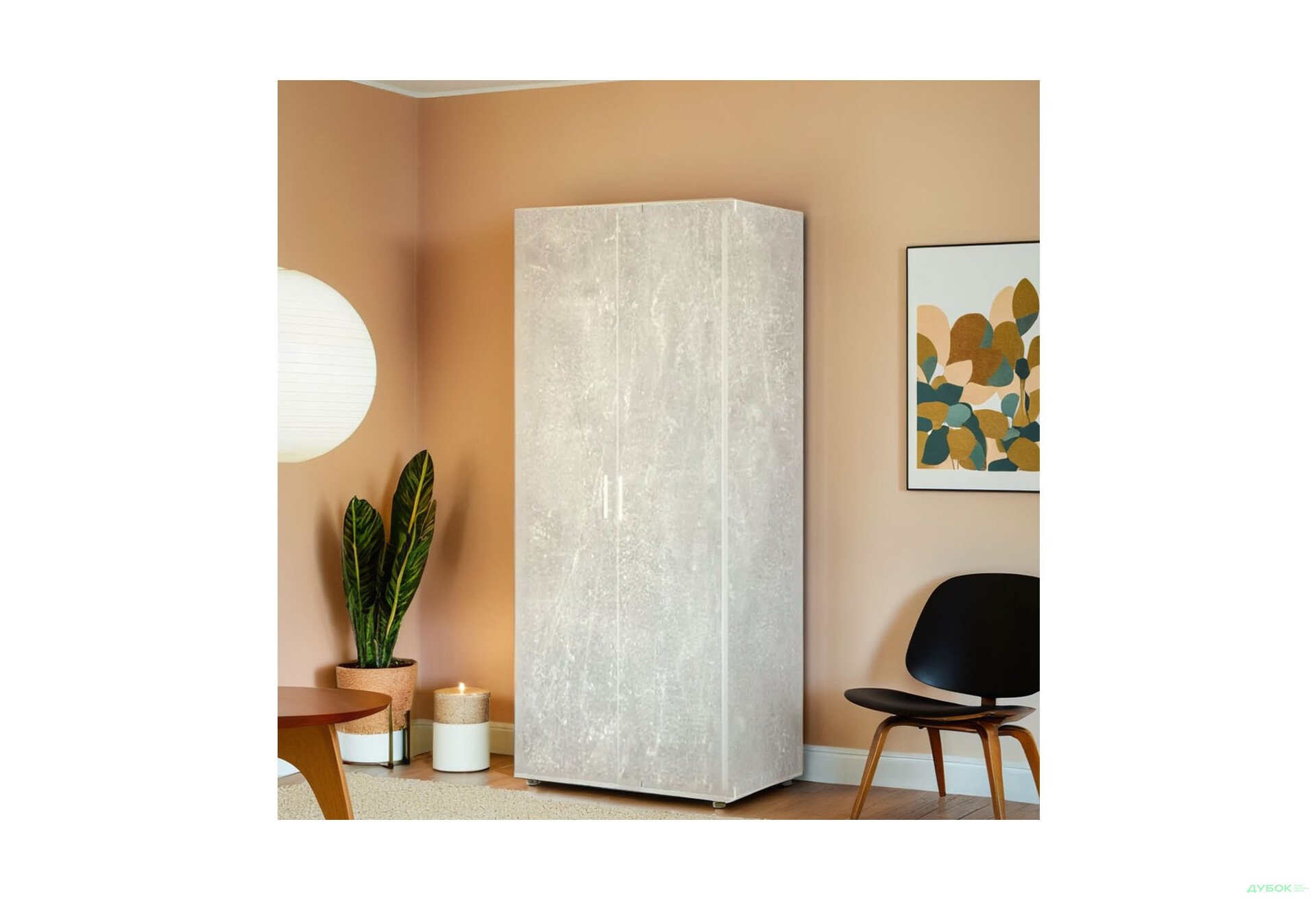 Изображение 2 - Шкаф Киевский стандарт КС 2-дверный 80 см бетон