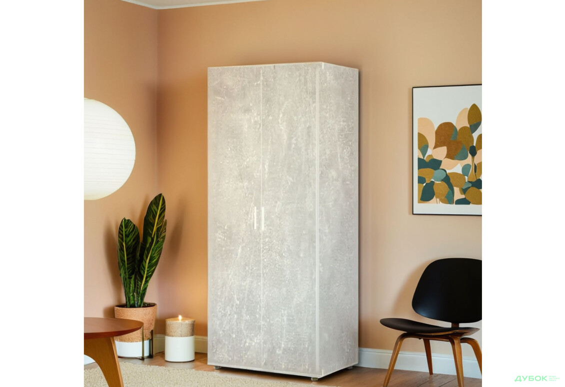 Изображение 2 - Шкаф Киевский стандарт КС 2-дверный 80 см бетон