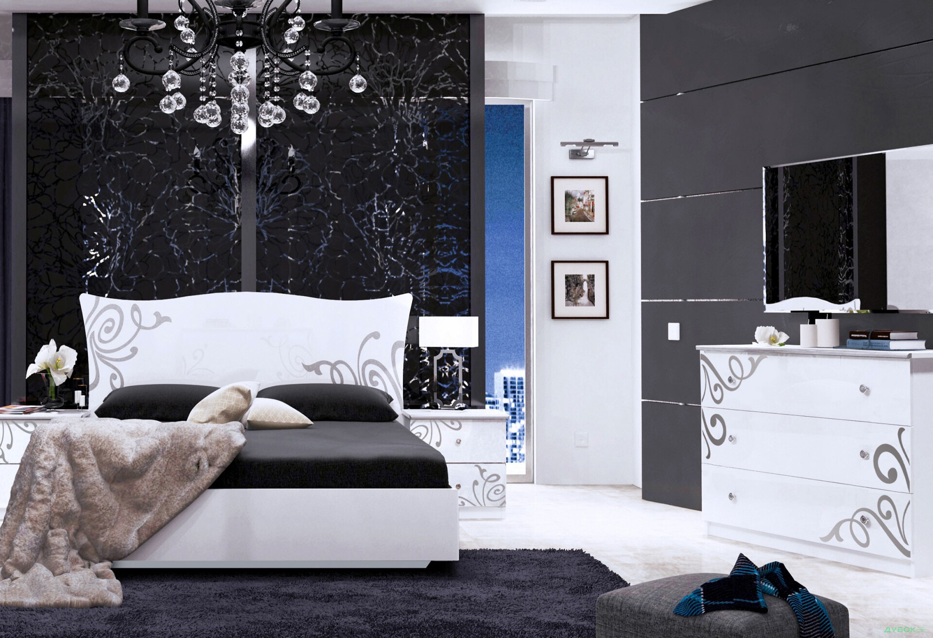 Модульная спальня Богема МироМарк - Изображение 14 Изображение 14 - Модульная спальня Богема МироМарк