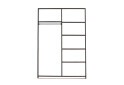 Фото 2 - Шкаф Киевский стандарт КС 2-дверный 80 см белый структурный