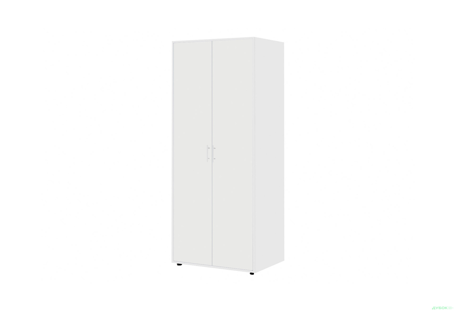 Шкаф Киевский стандарт КС 2-дверный 80 см белый структурный - Изображение 1 Изображение 1 - Шкаф Киевский стандарт КС 2-дверный 80 см белый структурный