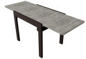 Фото 3 - Стіл обідній Неман Корс 89x69 см розкладний, бетон, ніжки венге
