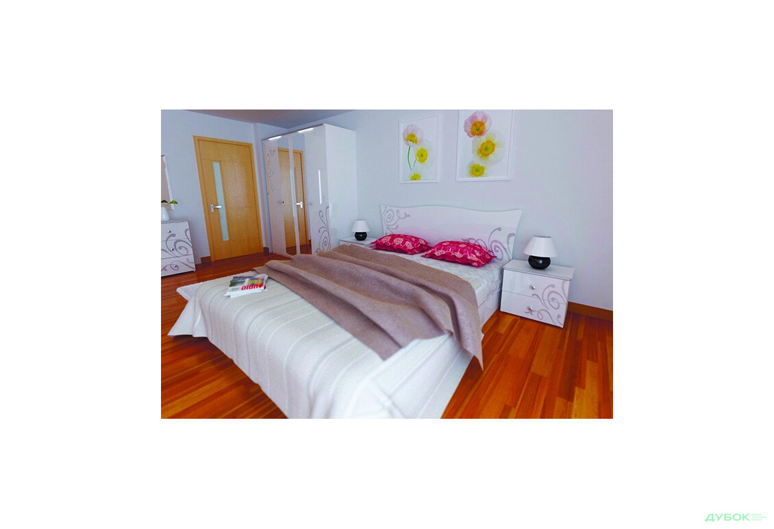 Фото 3 - Кровать 160 подьемная с каркасом Богема МироМарк