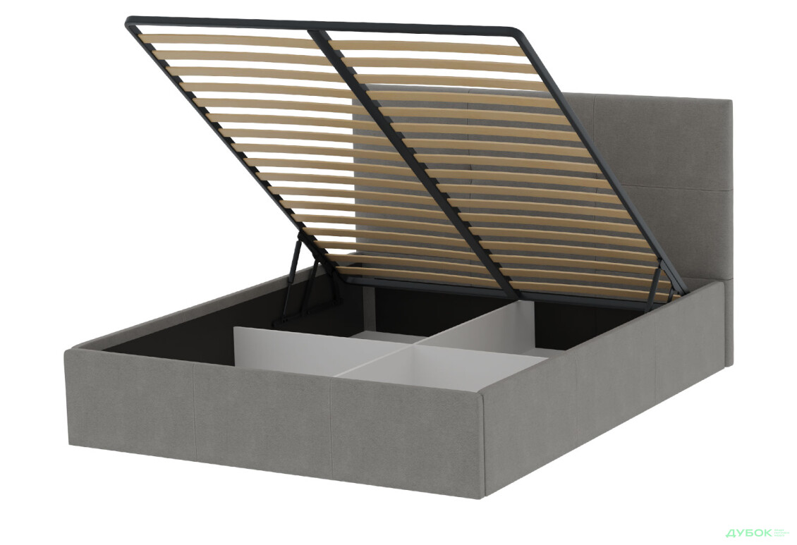 Зображення 4 - Ліжко-подіум MiroMark Лілі / Lily 180x200 підйомне з каркасом, сіре