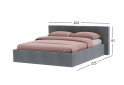 Изображение 4 - Кровать-подиум МироМарк Дуо 160x200, графит
