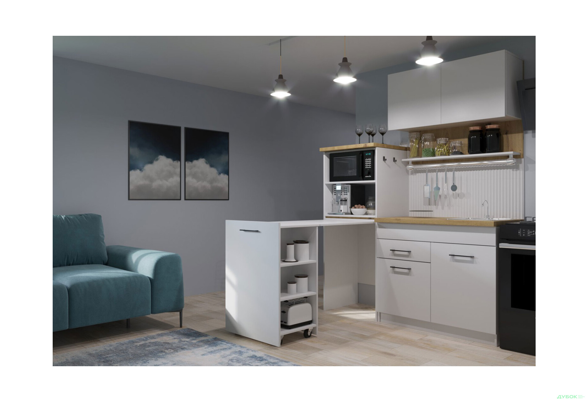 Изображение 1 - Смарт-кухня Сенс / Sense 1.6 нимфея альба / артизан Garant